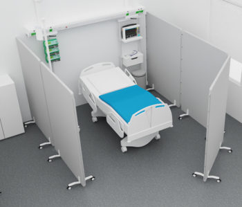 Golvskärm ScreenIT Health & Care