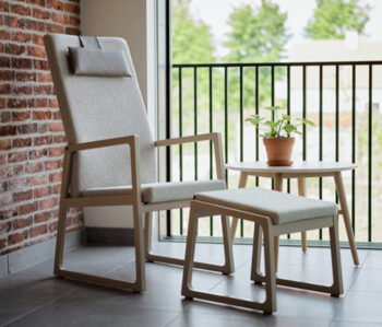 Saga hög fåtölj